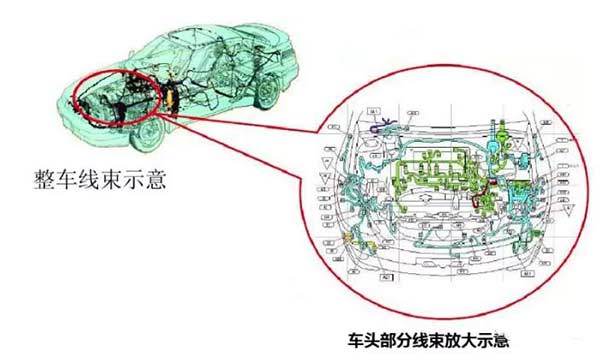 汽车线束组成部分 汽车线束组成部分